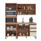 Cozinha Modulada 9 Peças 7 Portas 3 Gavetas 190cm Cecília Fre