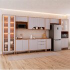 Cozinha Modulada 9 Peças Com 1 Cristaleira 2 Balcões 4 Armári