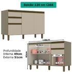 Cozinha Modulada 9 Peças Mdf Evy 24 Henn
