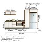 Cozinha Modulada 9 Peças Mdf Kali Cj8 Nicioli