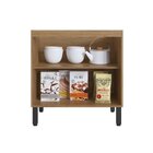 Cozinha Modulada 9 Peças Tampo Aéreo 3 Portas Balcão Canto Pa