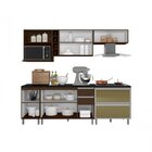 Cozinha Modulada Aérea 8 Portas 4 Gavetas Evidence Poliman Mó