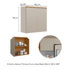 Cozinha Modulada Allure Linea Brasil 6 Peças Mdf Com Torre Qu