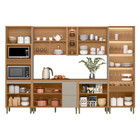 Cozinha Modulada Allure Linea Brasil 6 Peças Mdf Com Torre Qu