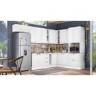 Cozinha Modulada Americana 14 Portas 05 Gavetas Henn - Branco