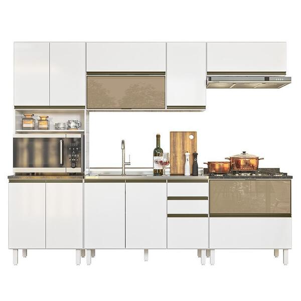 Cozinha Modulada Ane 6 Peças Com Paneleiro Duplo - Nicioli