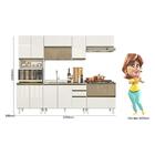 Cozinha Modulada Ane 6 Peças Com Paneleiro Duplo - Nicioli