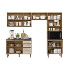 Cozinha Modulada Angelita 4 Peças Com Paneleiro Duplo - Nicio