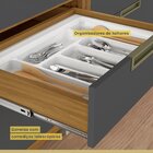 Cozinha Modulada Angulo 9 Peças Com 4 Balcões 4 Aéreos 1 Pane