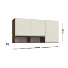 Cozinha Modulada Athena 6 Peças 2 Balcões 2 Armários Torre Qu