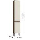 Cozinha Modulada Athena 6 Peças 2 Balcões 2 Armários Torre Qu