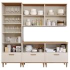 Cozinha Modulada Bella 5 Peças Com Cristaleira - Mgm