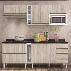 Cozinha Modulada Betina 8 Peças Com Aéreo Micro-ondas - Nicio