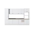 Cozinha Modulada Celeste Kappesberg 100% Mdf Branco 340cm