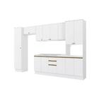 Cozinha Modulada Celeste Kappesberg 100% Mdf Branco 360cm
