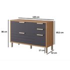 Cozinha Modulada Com 6 Peças Luiza Yescasa Freijó/titânio