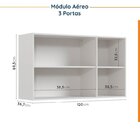 Cozinha Modulada Com Tampo 2 Aéreos 2 Balcões 1 Torre Quente