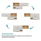 Cozinha Modulada Compacta 2 Peças 5 Portas 2 Gavetas Com Tamp