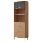 Cozinha Modulada Compacta 3 Peças 2 Nichos Para Forno Ou Micr