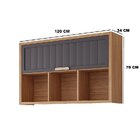 Cozinha Modulada Compacta 3 Peças 2 Nichos Para Forno Ou Micr