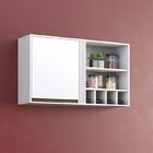 Cozinha Modulada Compacta 3 Peças Com Armário Aéreo Paneleiro