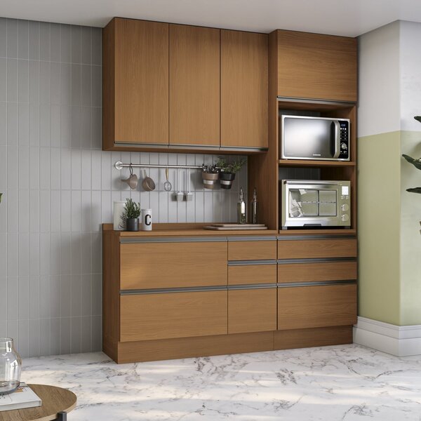 Cozinha Modulada Compacta 3 Peças Com Torre Quente Maxxi Cane