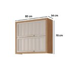 Cozinha Modulada Compacta 4 Peças 2 Balcões E 2 Aéreos Helen