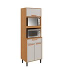 Cozinha Modulada Compacta 4 Peças 9 Portas 3 Gavetas E Nicho