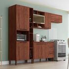 Cozinha Modulada Compacta 5 Peças Nogueira