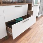 Cozinha Modulada Compacta Com 4 Peças 5 Portas E Vidro Reflec