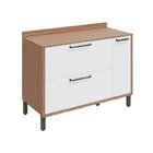 Cozinha Modulada Compacta Com 4 Peças 6 Portas E Espaço Para