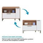 Cozinha Modulada Compacta Com 4 Peças 6 Portas E Espaço Para