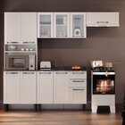 Cozinha Modulada Compacta Em Aço 4 Peças 11 Portas 2 Gavetas