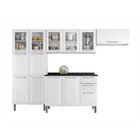 Cozinha Modulada Compacta Em Aço 4 Peças 13 Portas 2 Gavetas