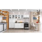 Cozinha Modulada Compacta Em Aço 4 Peças 13 Portas 2 Gavetas