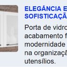 Cozinha Modulada Compacta Em Aço 4 Peças 13 Portas Sendo 3 Co