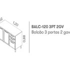 Cozinha Modulada Compacta Em Aço 4 Peças 14 Portas 2 Gavetas