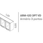 Cozinha Modulada Compacta Em Aço 4 Peças 14 Portas 2 Gavetas