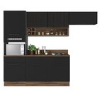 Cozinha Modulada Compacta Em Aço 4 Peças 7 Portas 3 Gavetas R