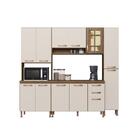 Cozinha Modulada Compacta Fidelitá Berlim 4 Peças 225cm 12 Po