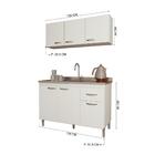 Cozinha Modulada Compacta Fidelitá Suiça 2 Peças 6 Portas 1 G