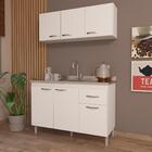 Cozinha Modulada Compacta Fidelitá Suiça 2 Peças 6 Portas 1 G