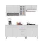 Cozinha Modulada Compacta Fidelitá Viena 4 Peças 190cm 9 Port
