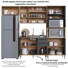 Cozinha Modulada Compacta Isabelle 4 peças Com Torre Quente P