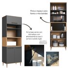 Cozinha Modulada Compacta Isabelle 4 peças Com Torre Quente P