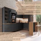 Cozinha Modulada Completa 11 Peças Com Cristaleira 16 Portas