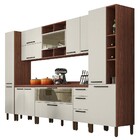 Cozinha Modulada Completa 11 Peças Viv Concept C09 Off White/