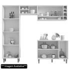 Cozinha Modulada Completa 230cm Com Balcão E Armário Aéreo Va