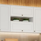 Cozinha Modulada Completa 240cm 10 Peças 11 Portas 3 Gavetas