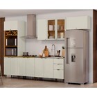 Cozinha Modulada Completa 350cm 5 Peças Essência Areia/nature